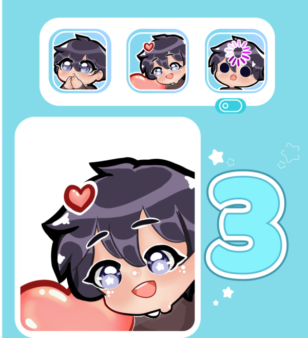 Pack de 3 Emotes