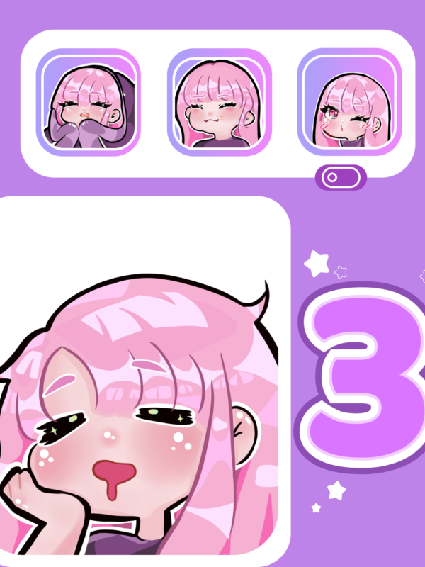 Pack de 3 Emotes