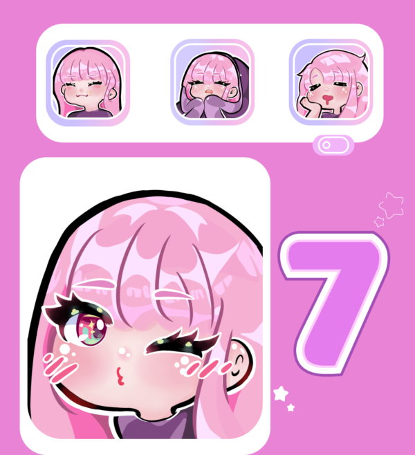 Pack de 7 Emotes